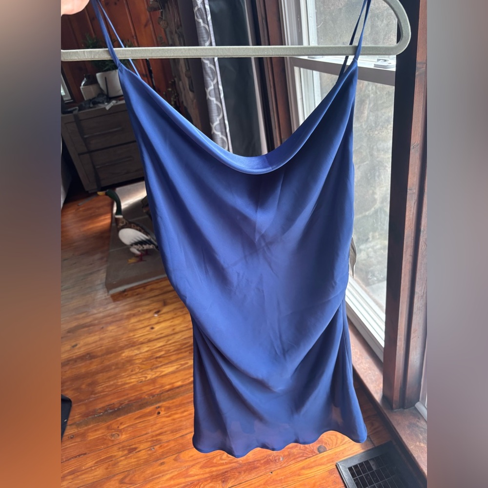 Altar'd State Navy Backless Dress
